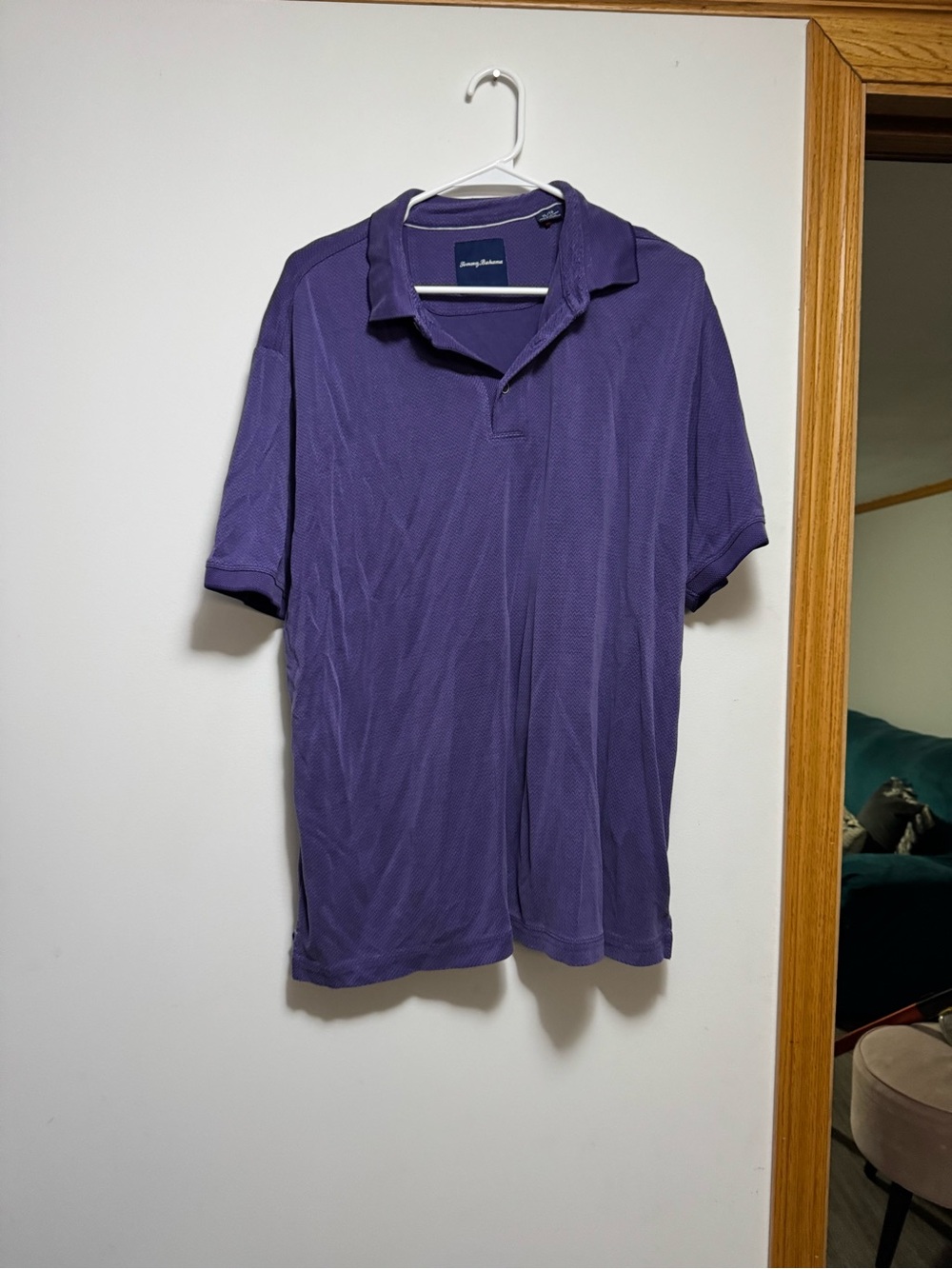 Tommy Bahama Men's Deep Purple Polo Shirt